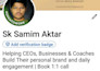 rewrite and optimize your linkedin profile